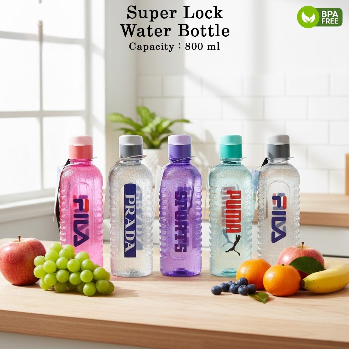 SUPER LOCK WATER BOTTLE 800ML