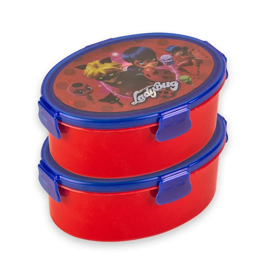 OVAL LUNCH BOX (PACK OF 2)