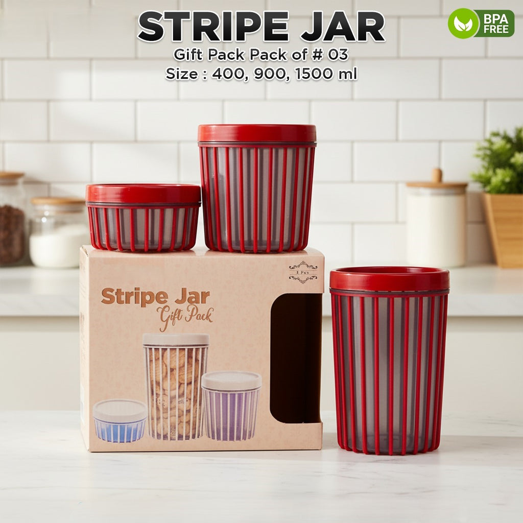 STRIPE JAR (LARGE)