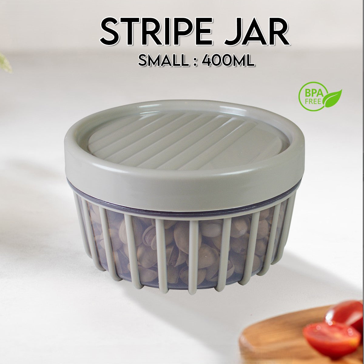 STRIPE JAR (SMALL)