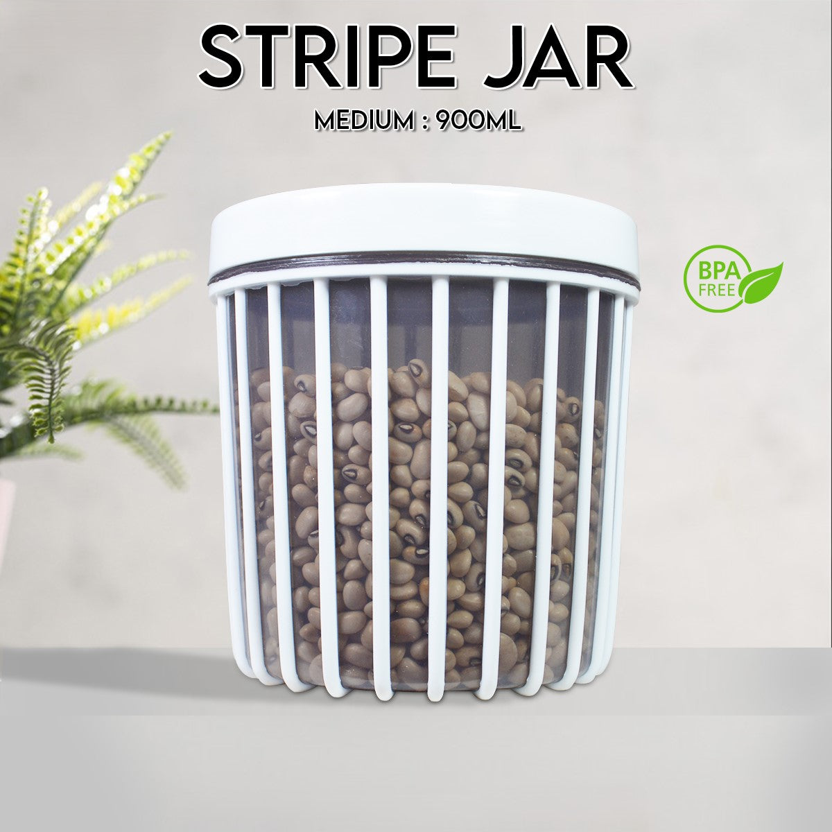 STRIPE JAR (MEDIUM)