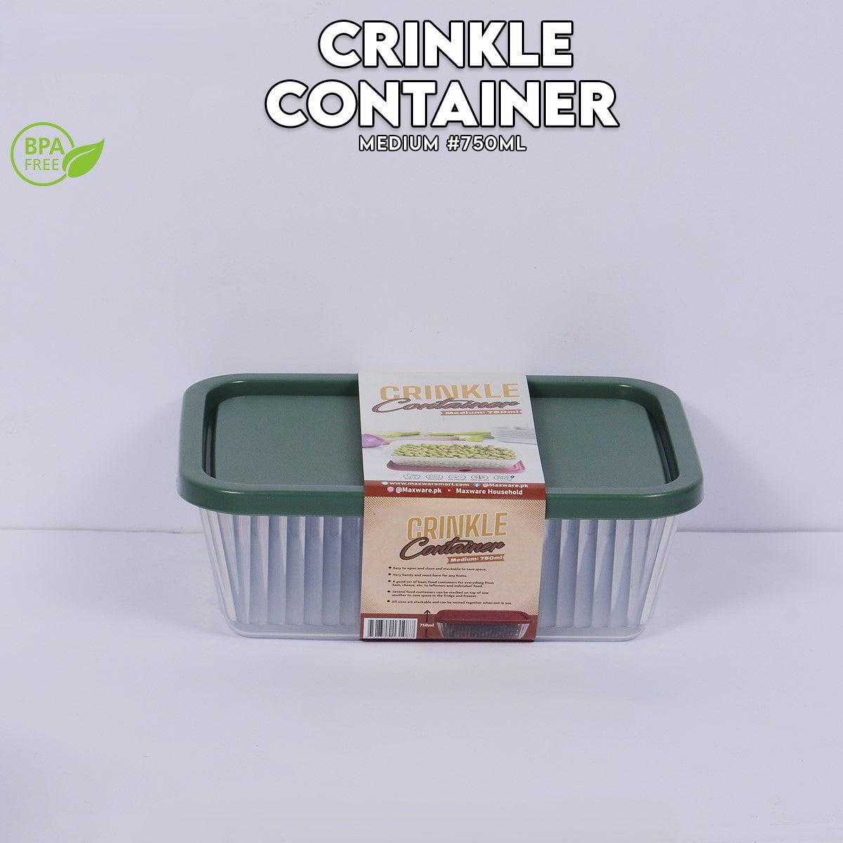 CRINKLE CONTAINER MEDIUM