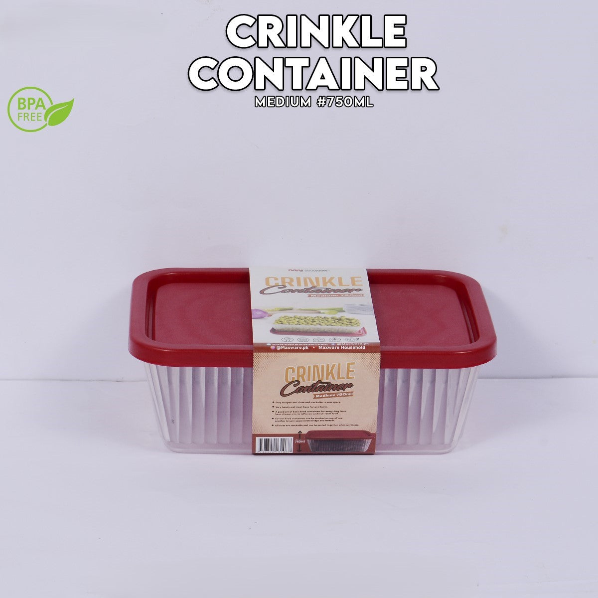 CRINKLE CONTAINER MEDIUM