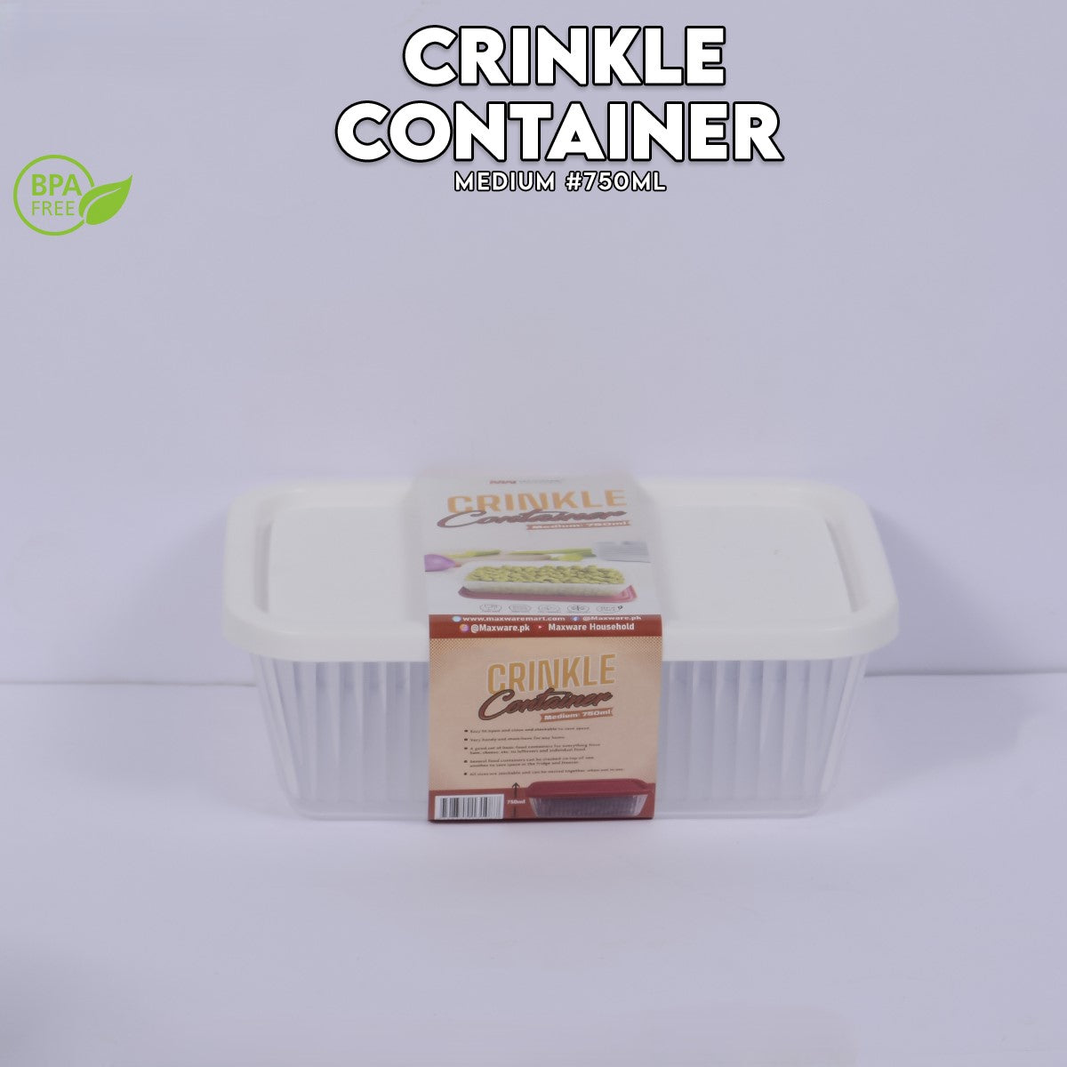 CRINKLE CONTAINER MEDIUM