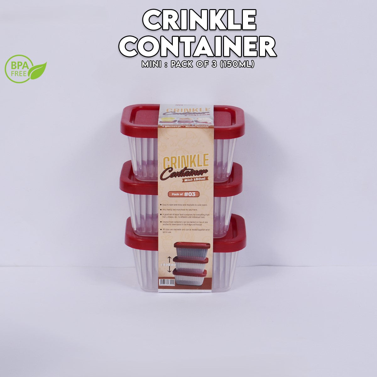 CRINKLE CONTAINER MINI