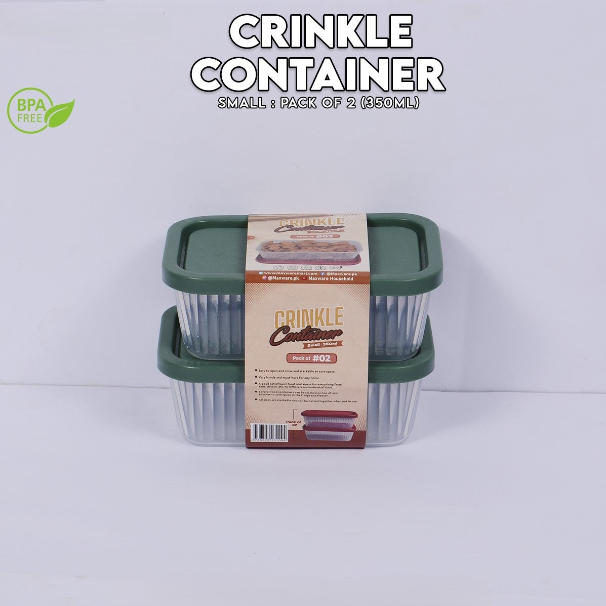 CRINKLE CONTAINER SMALL
