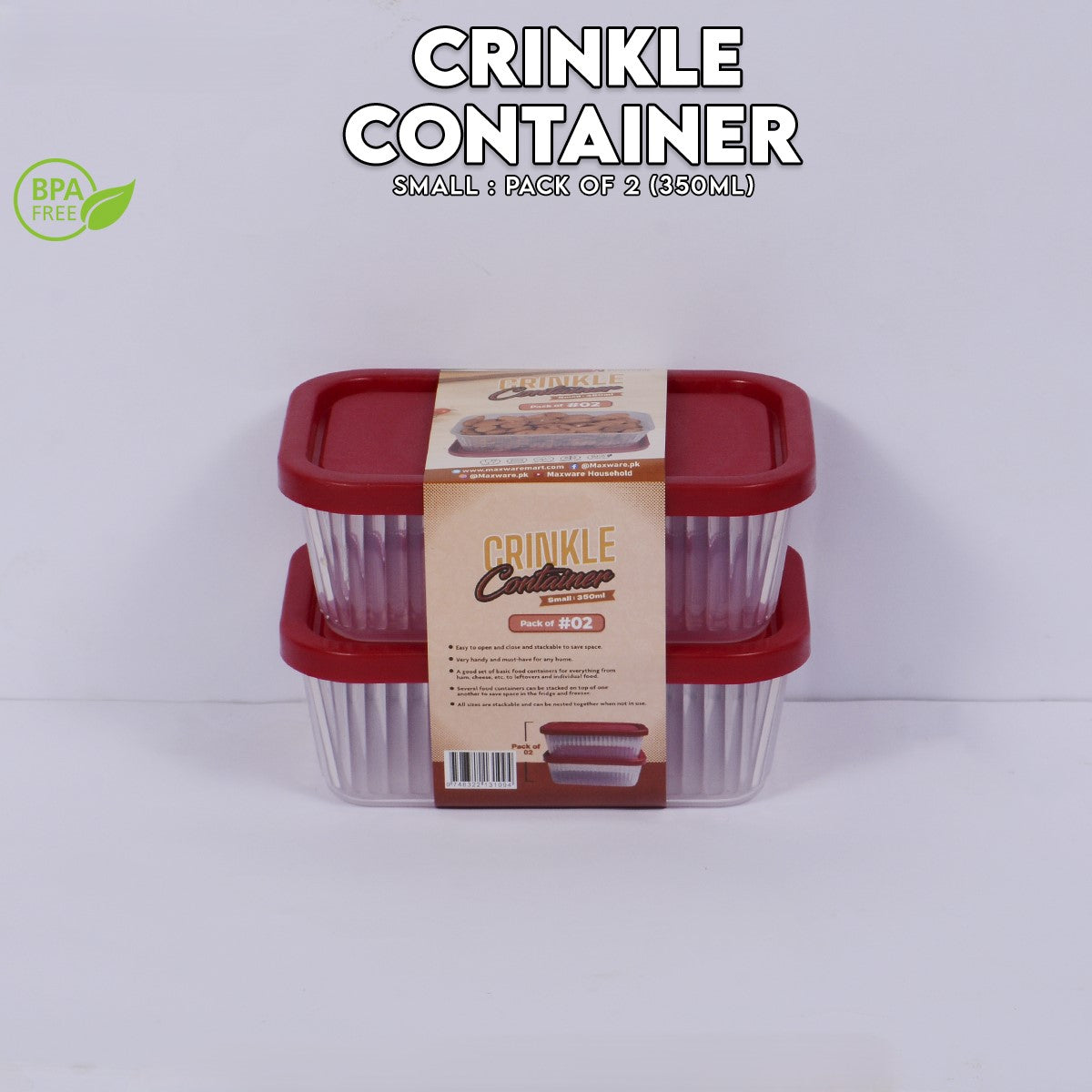 CRINKLE CONTAINER SMALL