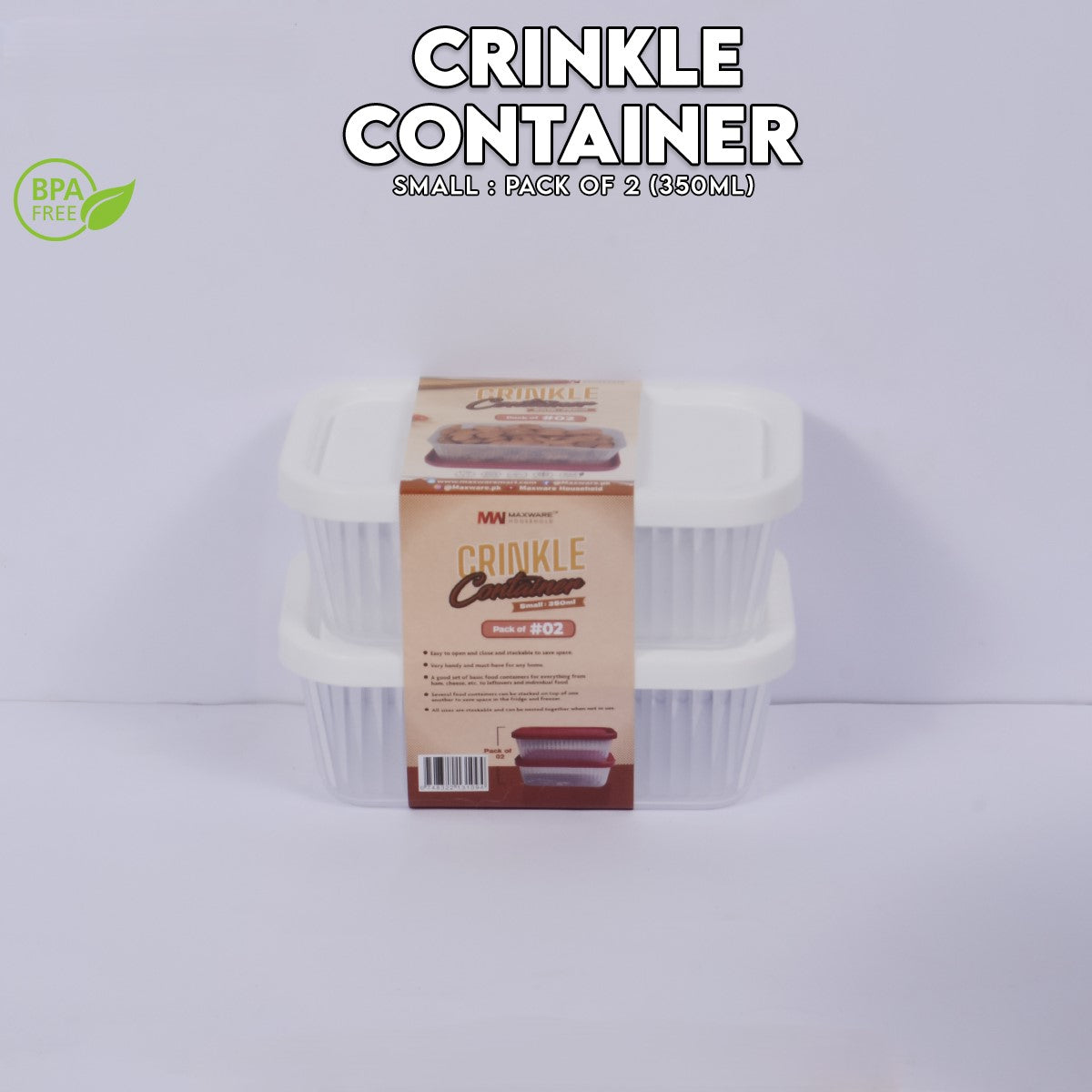 CRINKLE CONTAINER SMALL